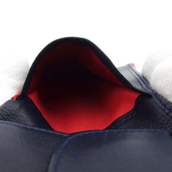 DIOR Bi -fold Wallet CD Mark Leather Authentic USED - Picture 9 of 9